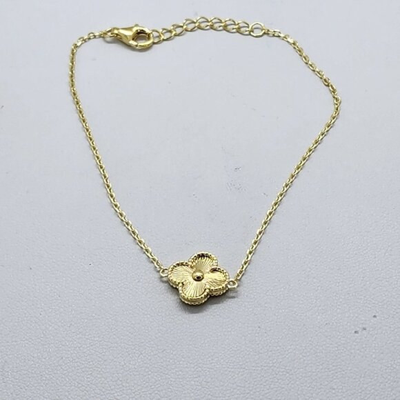 Brand New Sterling Silver 925 One Clover Bracelet - Picture 4 of 4